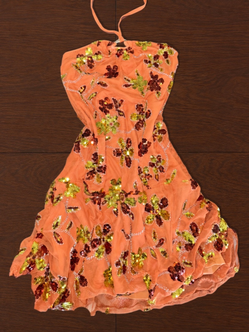Amber Goddess Mini Dress
